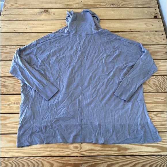 Massimo Dutti Wool Turtleneck Sweater Size Large Women’s Gray - Picture 2 of 8